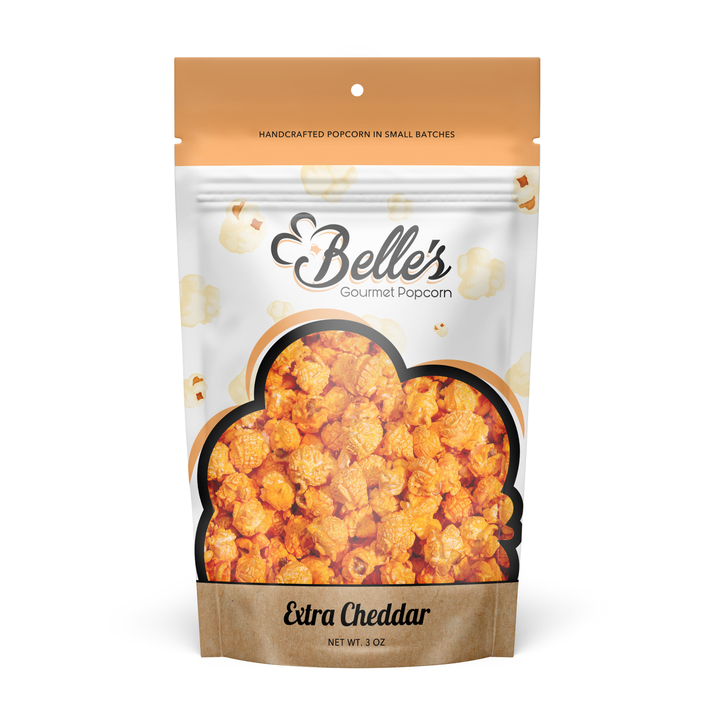 Extra Cheddar Popcorn, 4 oz, 20 Pack
