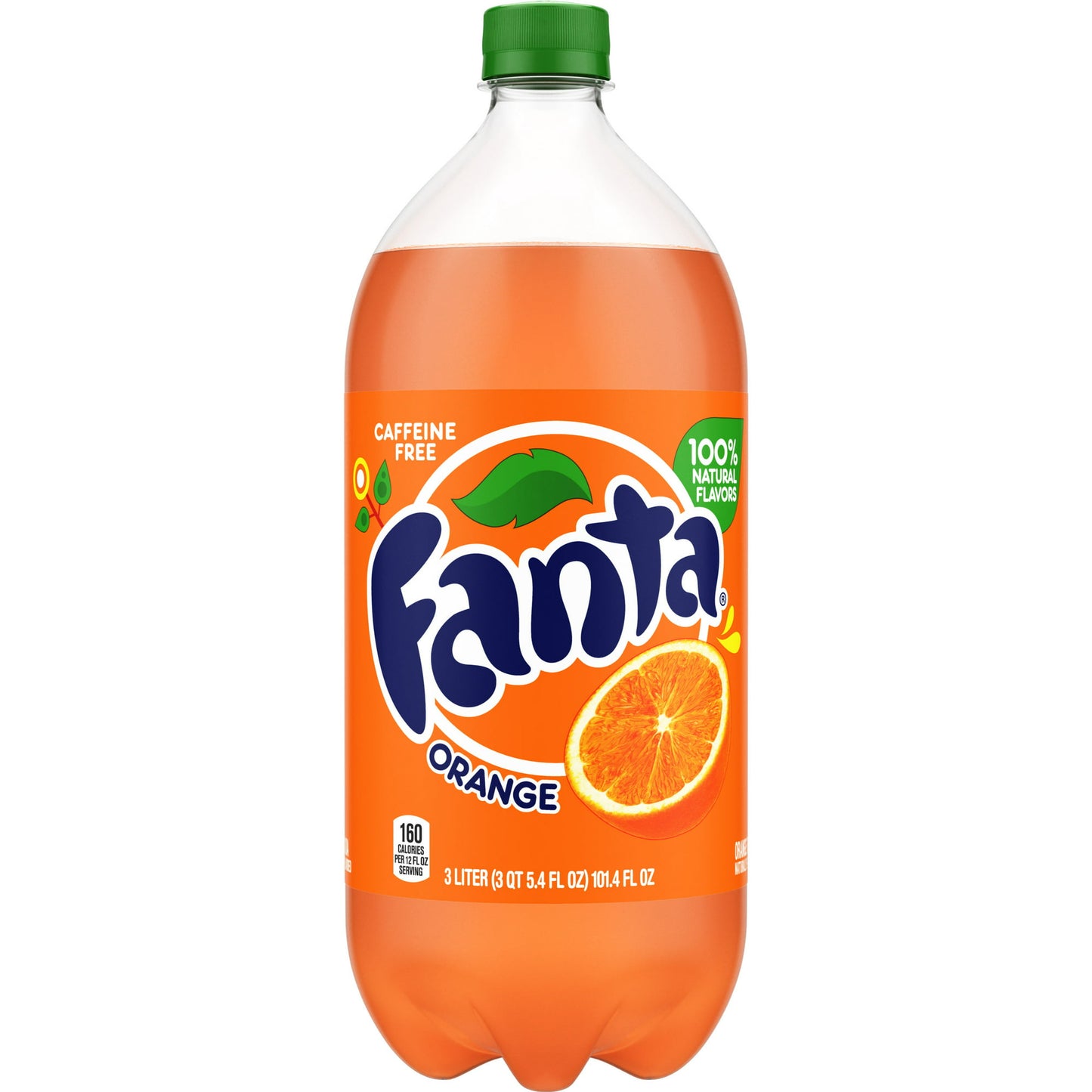 Fanta Orange, 3L Bottle, 8 Pack