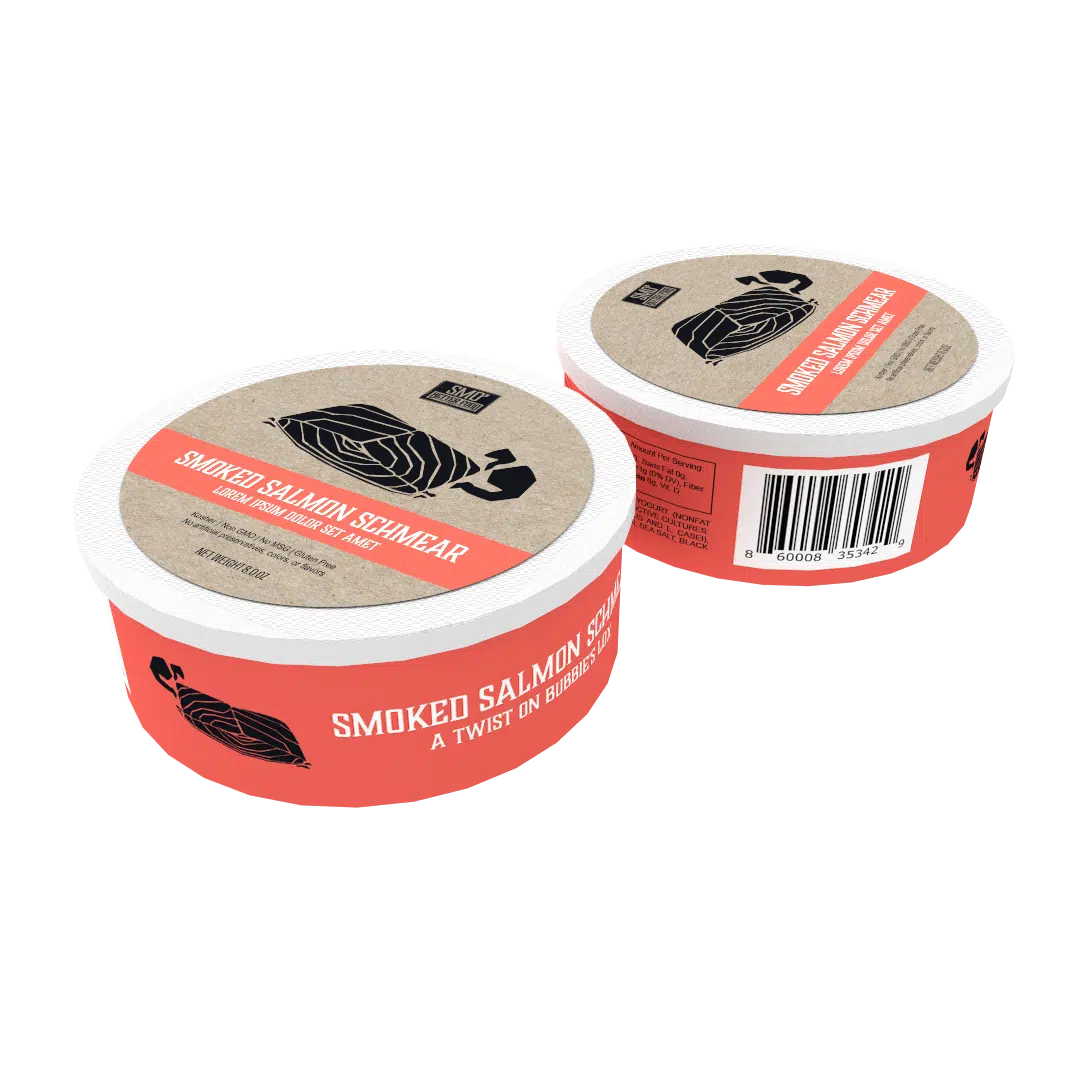 Smoked Salmon Schmear, 8 oz, 12 Pack