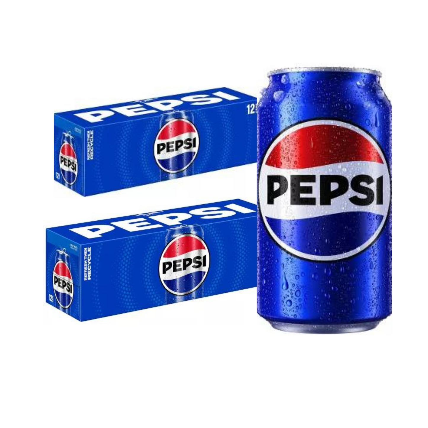 Pepsi Can, 12 fl oz cans, 2 x 12 Pack