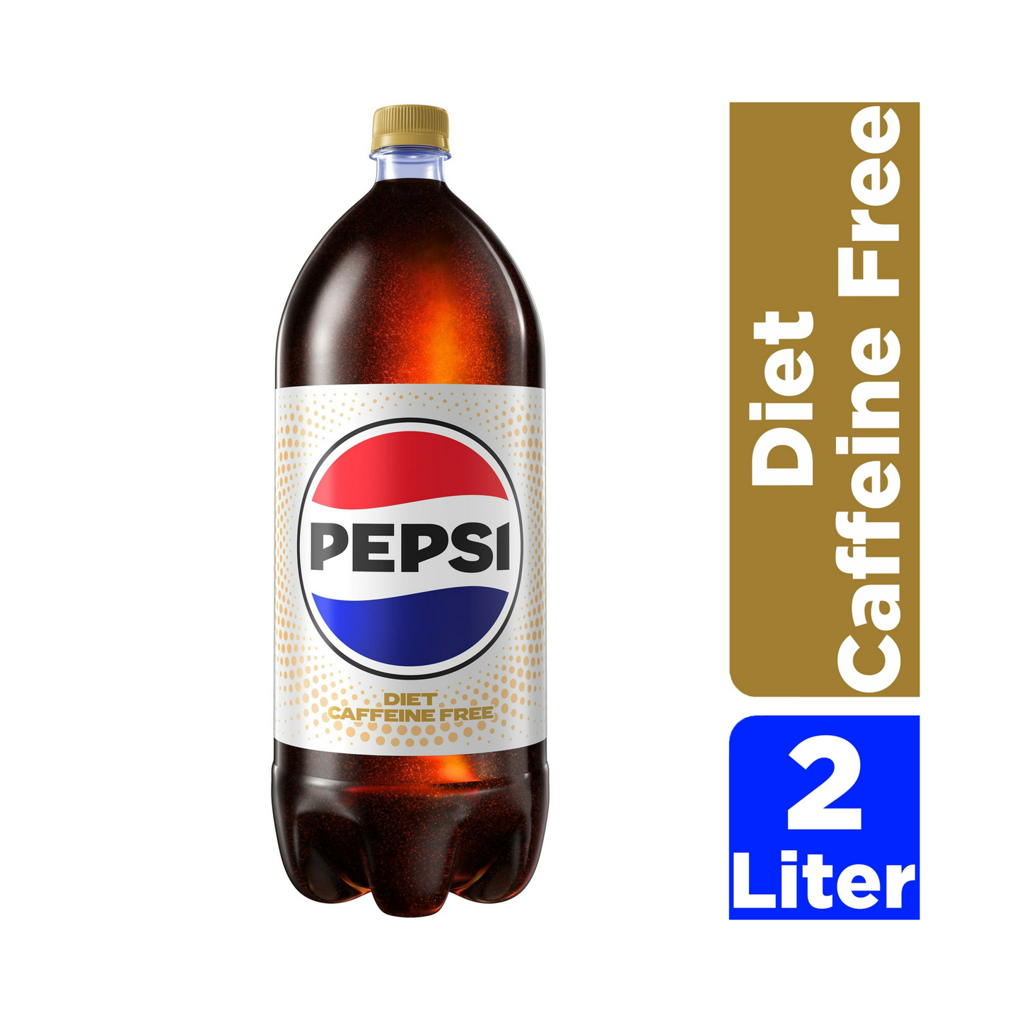 Pepsi Diet Caffeine Free, 2L Bottle, 8 Pack