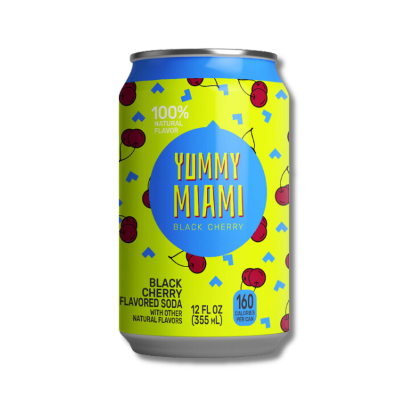 Yummy Miami Black Cherry, 12 fl oz cans, 24 Pack
