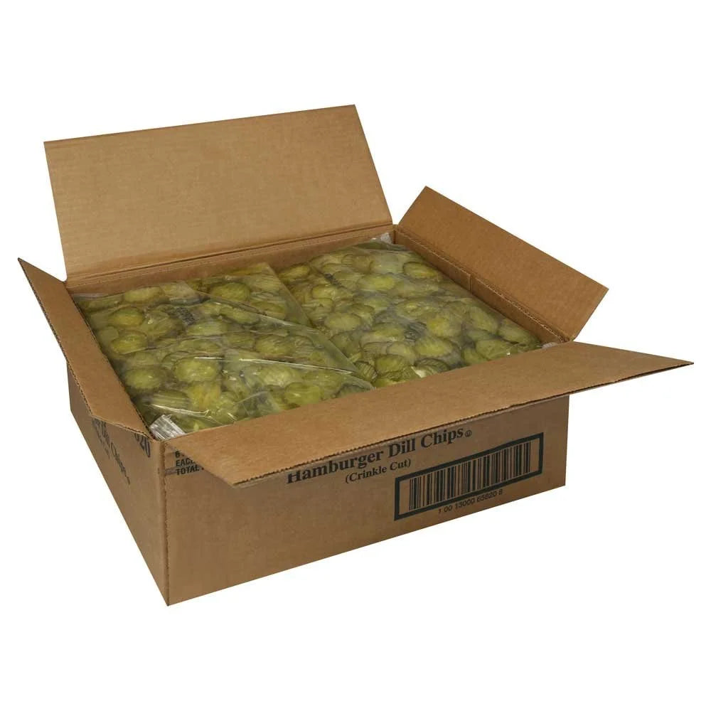 Hamburger Dill Chips Crinkle Cut 5.76LB-6ct
