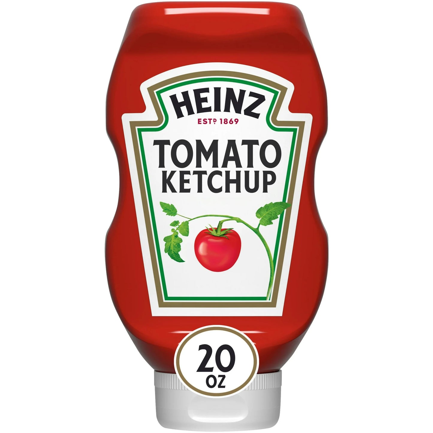Heinz Tomato Ketchup Inverted Bottle 20oz-12ct