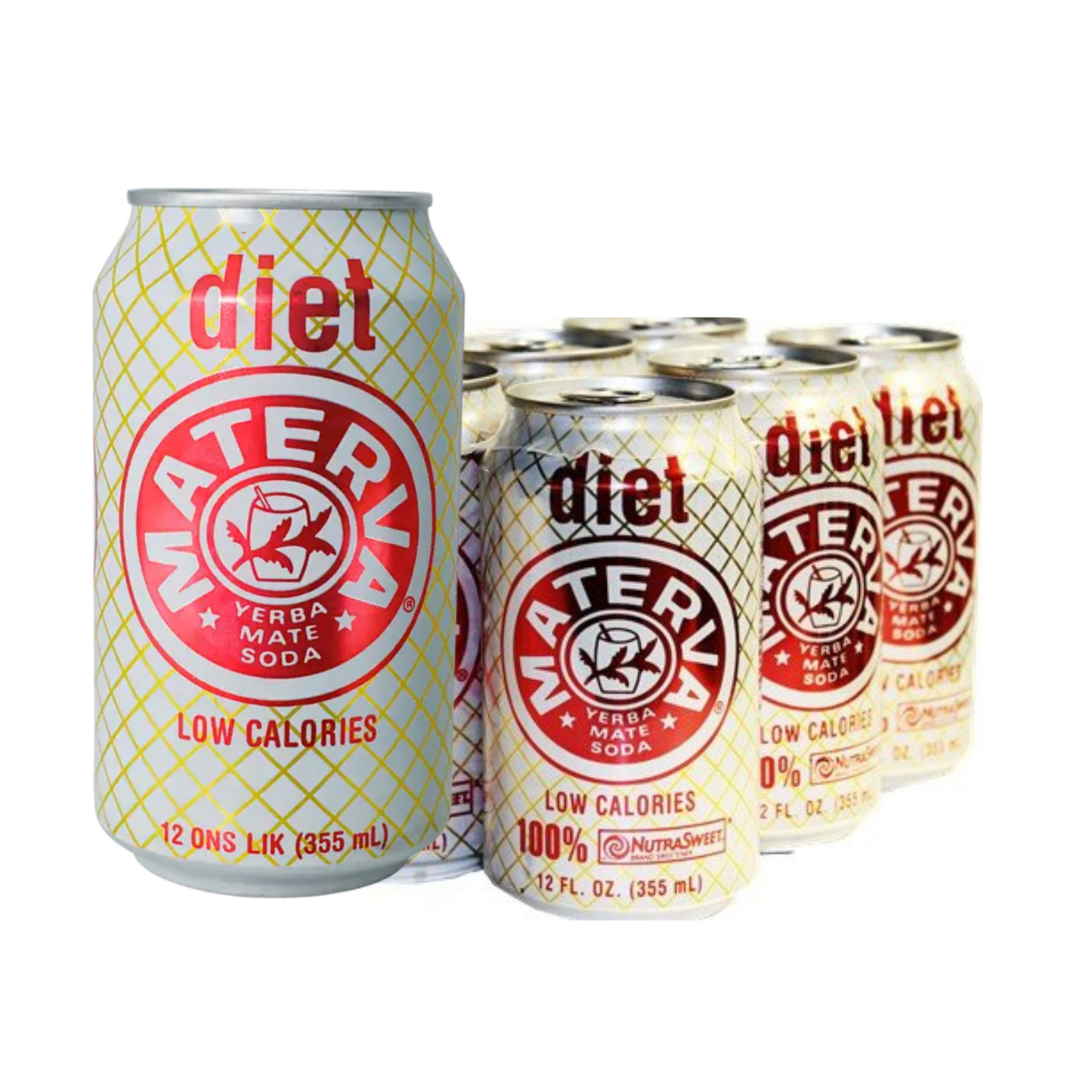 Materva Diet, 12 fl oz cans, 2 x 12 Pack