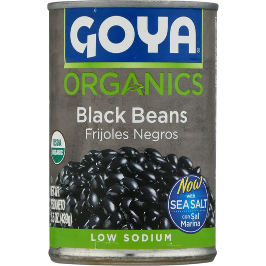 Goya Unit Organics Black Beans 15.5 oz