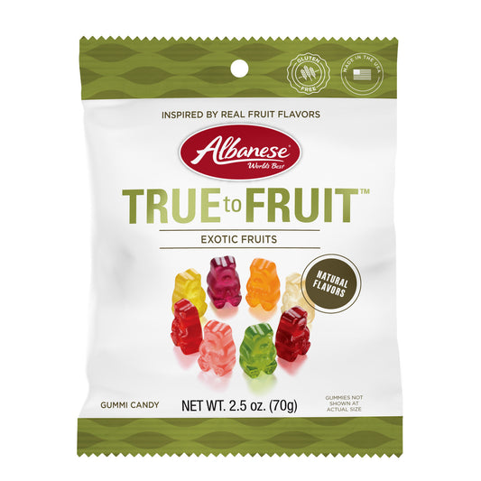 Albanese Unit True to Fruit Exotic Fruits 2.5oz