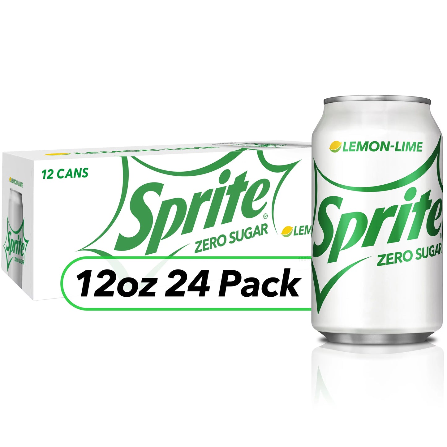 Sprite Zero, 12 fl oz cans, 2 x 12 Pack