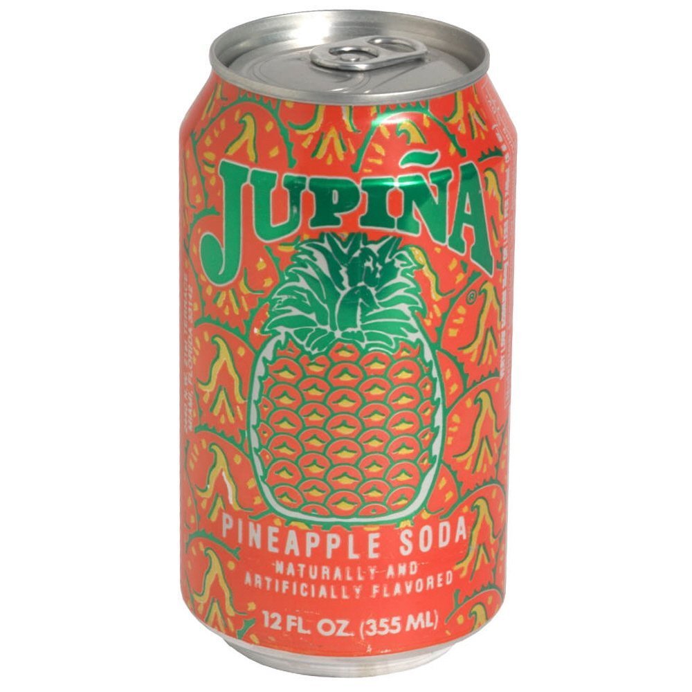 Jupiña Unit Pineapple Soda Fl 12 OZ