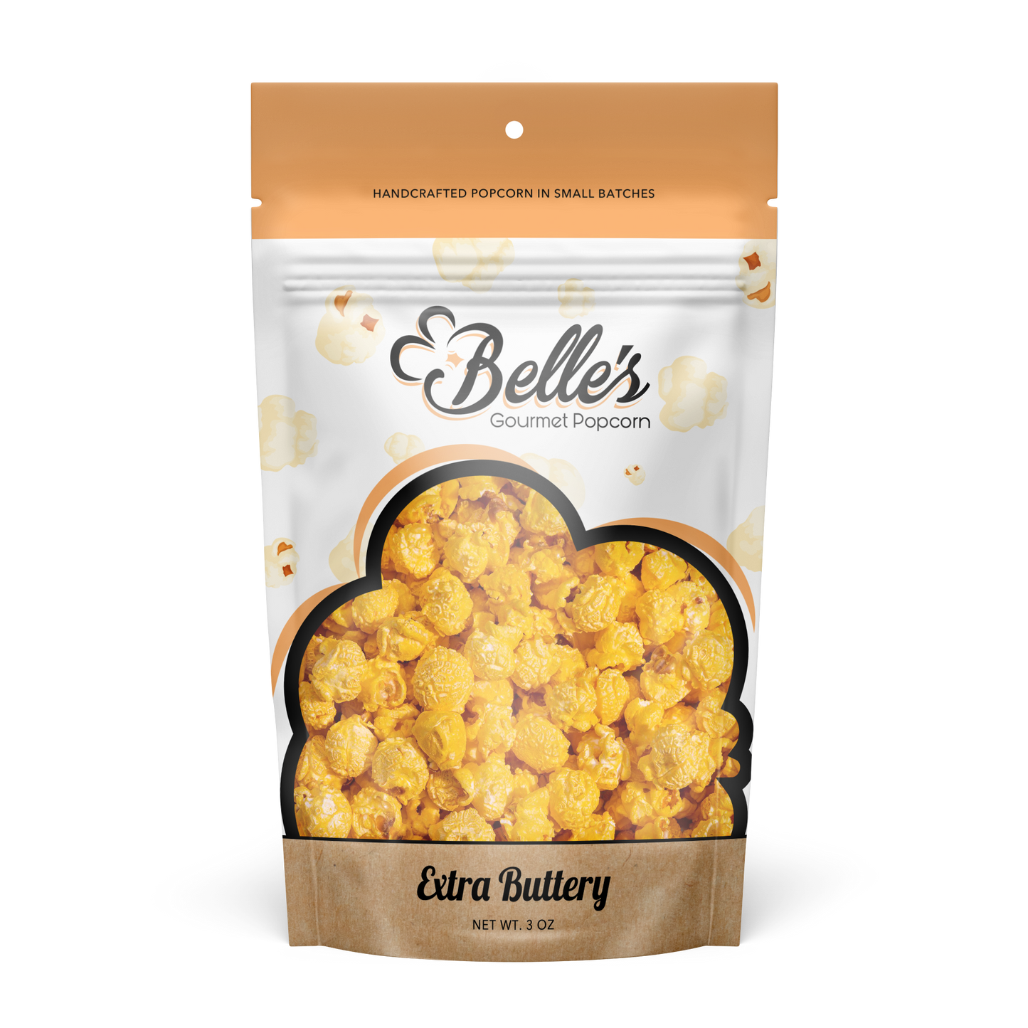 Extra Buttery Popcorn, 4 oz, 20 Pack