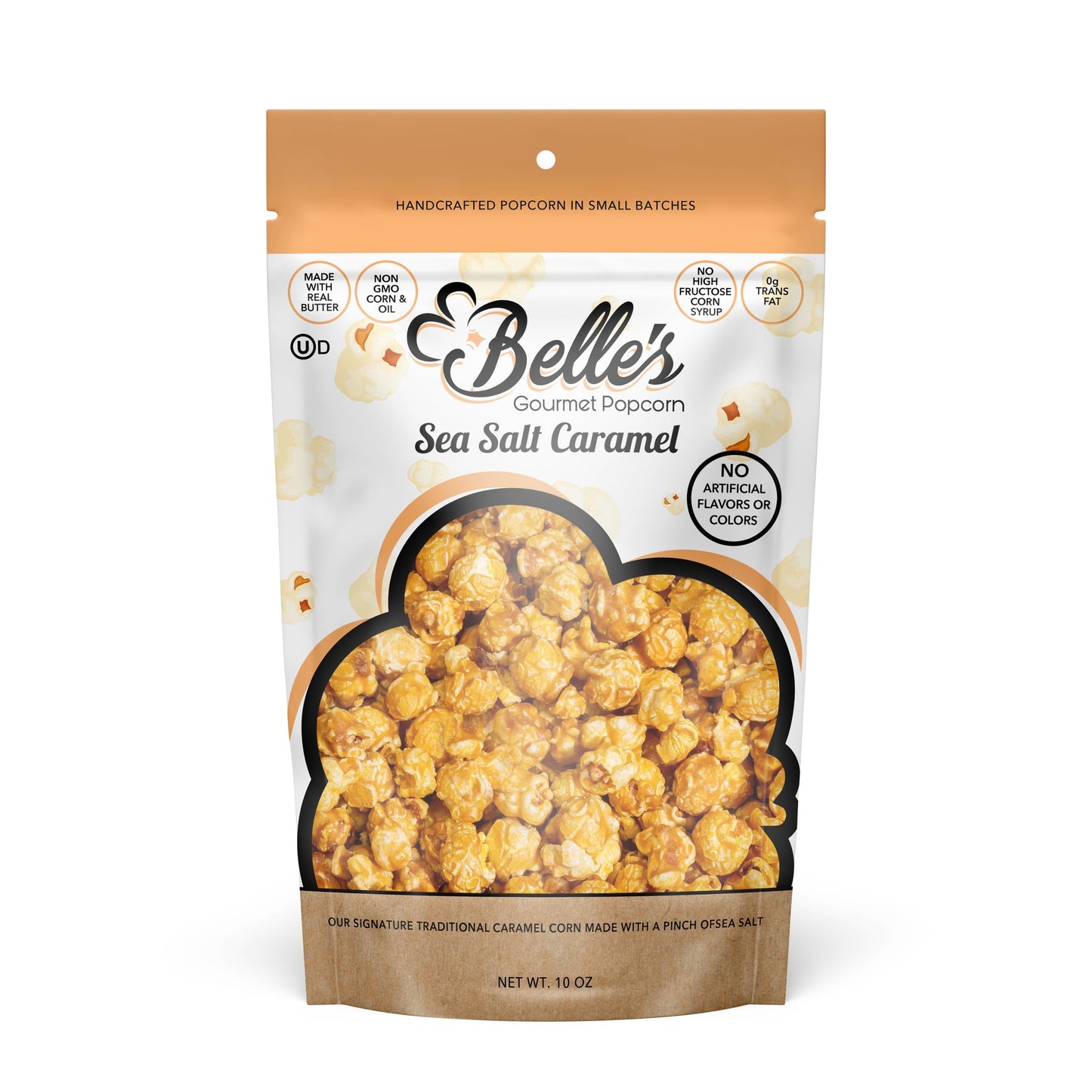 Sea Salt Caramel Popcorn, 10 oz, 20 Pack