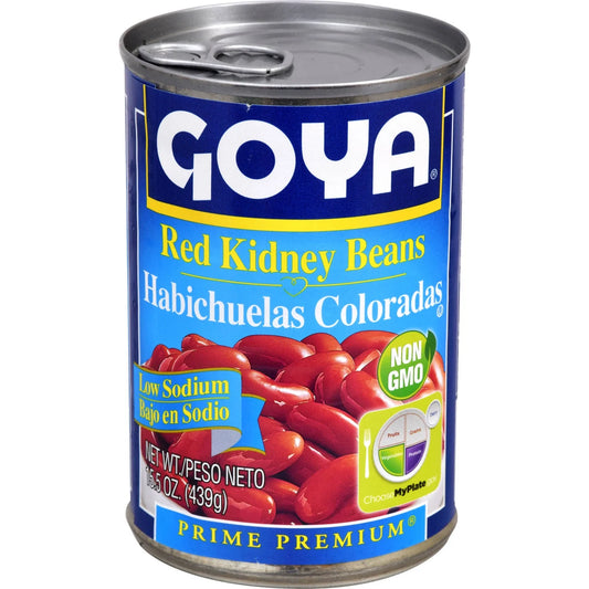 Goya Unit Red Kidney Low Sodium 15.5 oz