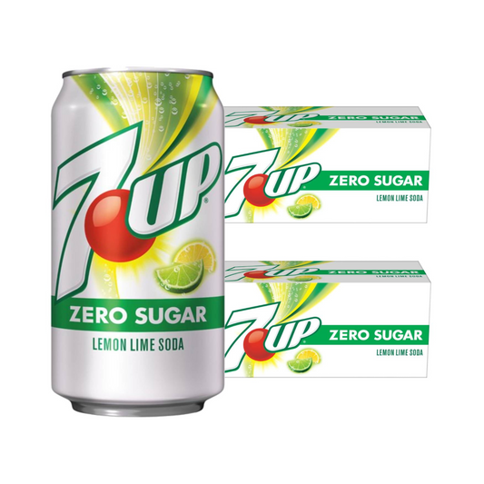 7 UP Zero, 12 fl oz cans, 2 x 12 Pack