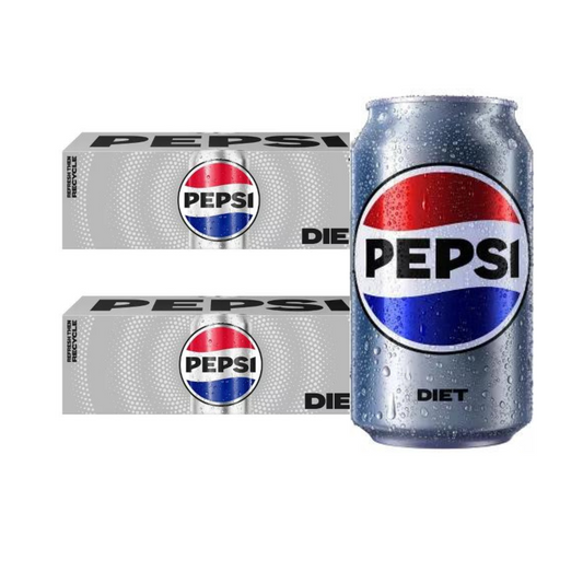 Diet Pepsi, 12 fl oz cans, 2 x 12 Pack