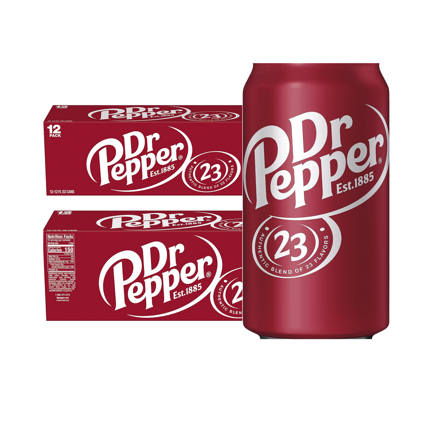 Dr. Pepper, 12 fl oz cans, 2 x 12 Pack