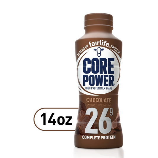 Core Power Unit High Protein Milk Shake Chocolate 14 Fl OZ