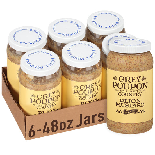 Grey Poupon Dijon Mustard 48oz-6ct
