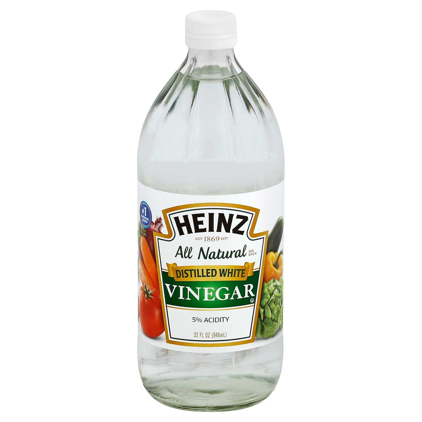 Heinz All Natural Distilled White Vinegar 32oz-12ct