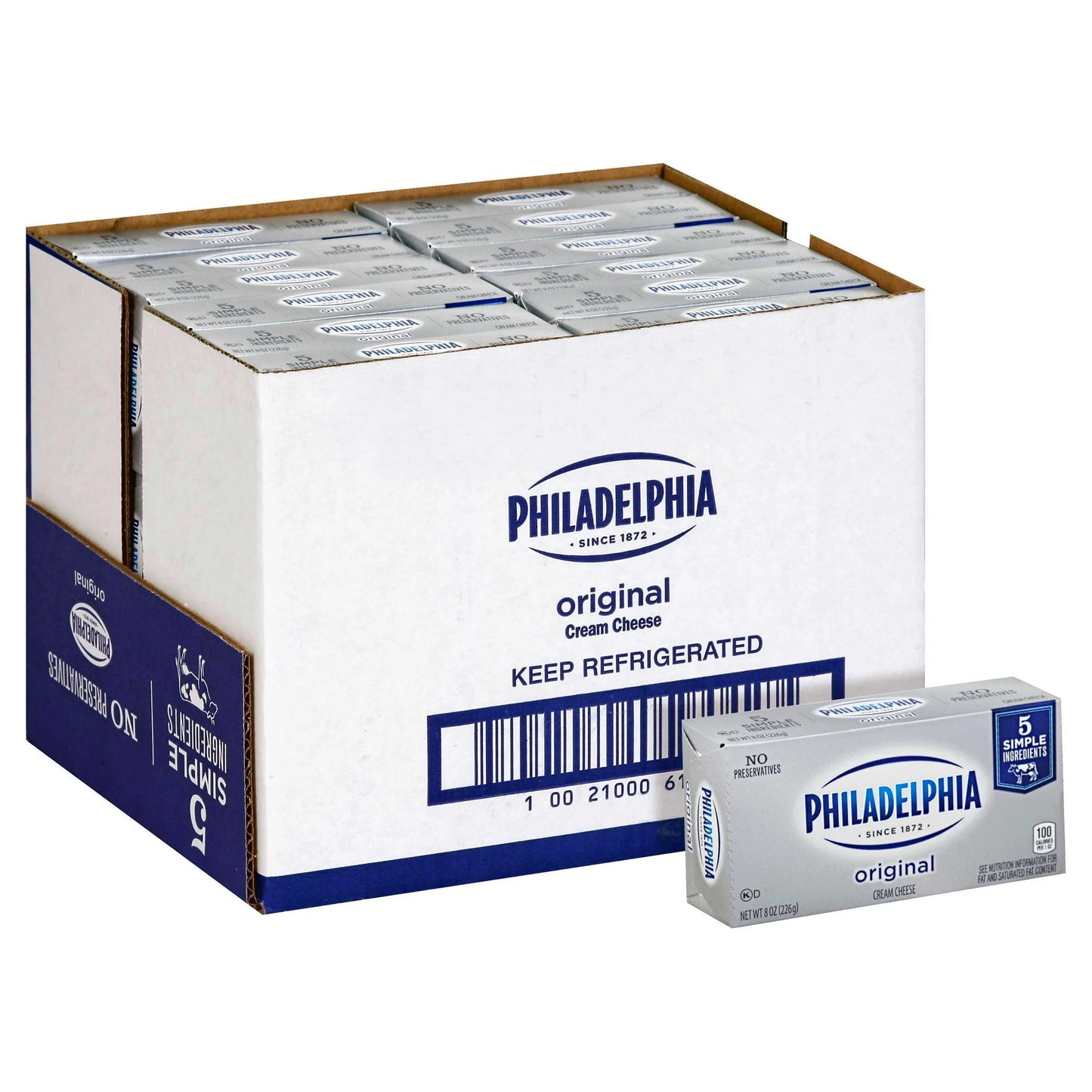 Kraft Philadelphia Cream Cheese 8oz-36ct