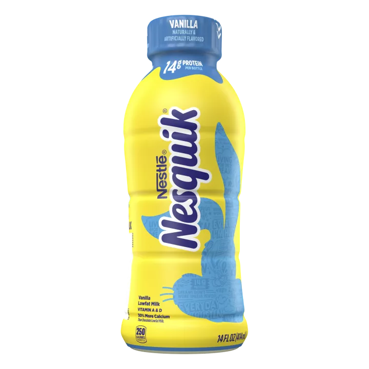 Nestle Nesquick Low Fat 1% Milk Vanilla 14 Fl OZ