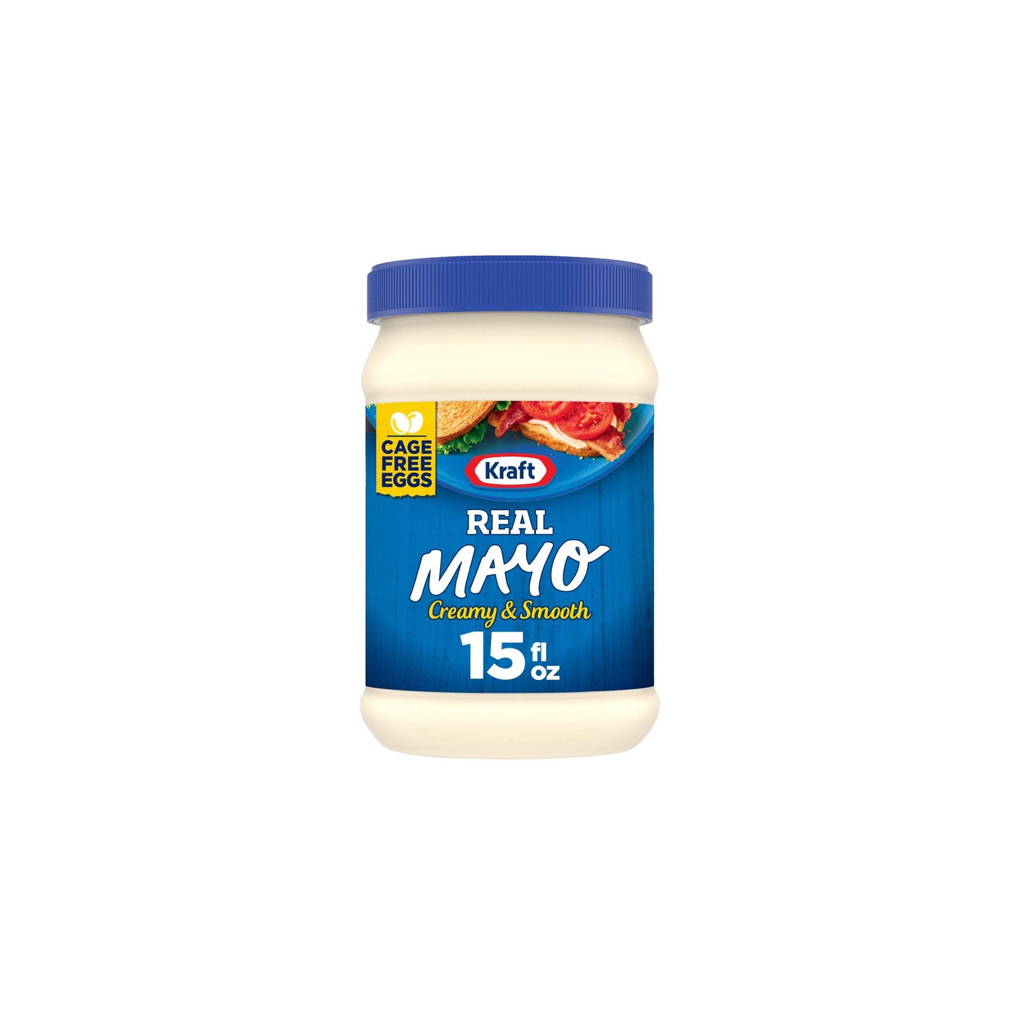 Kraft Real Mayo Made With Cage Free Eggs 15oz-12ct