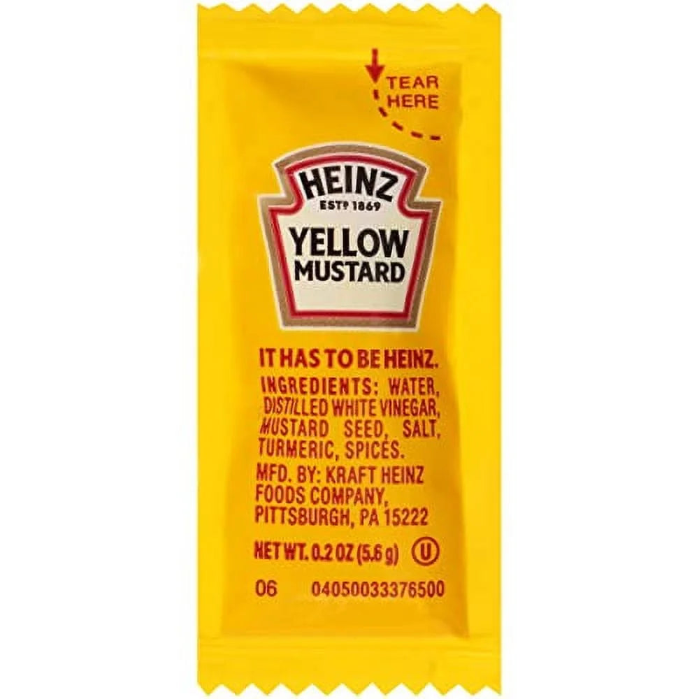 Yellow Mustard 0.2oz-1,000ct