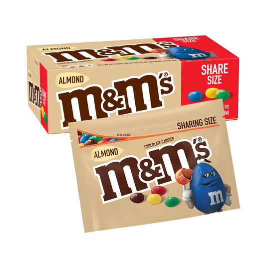 M&M Almond Share Size, 2.83 oz, 108 Pack