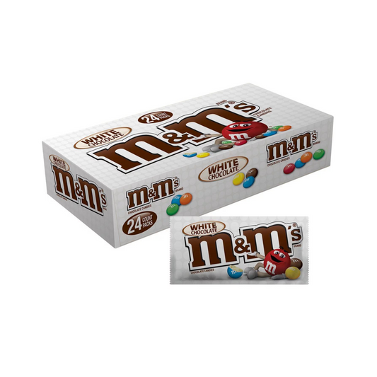 M&M White Chocolate Single, 1.5 oz, 288 Pack