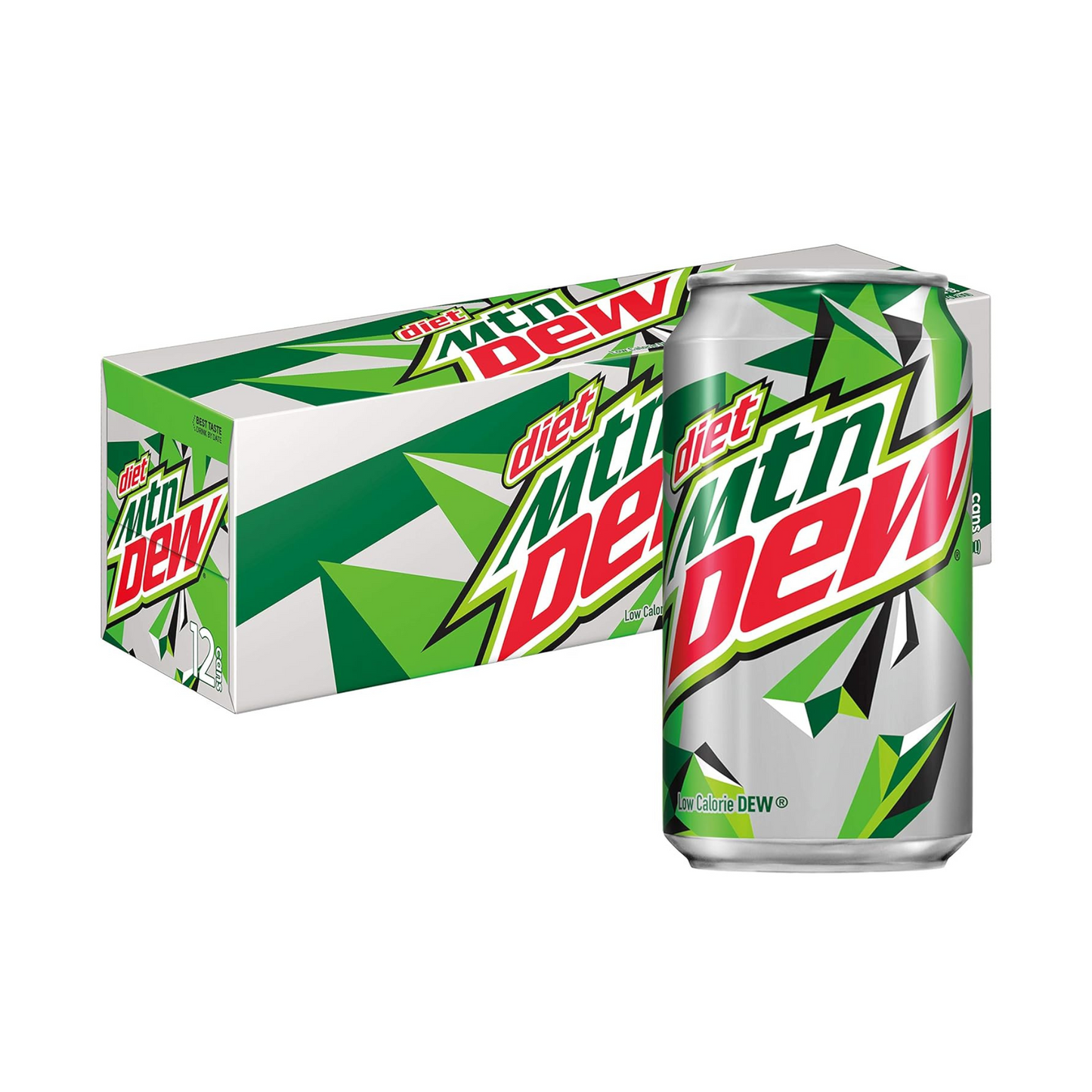 Mountain Dew Diet, 12 fl oz cans, 2 x 12 Pack