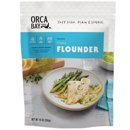 Flounder Fillet, 16 oz, 10 Pack