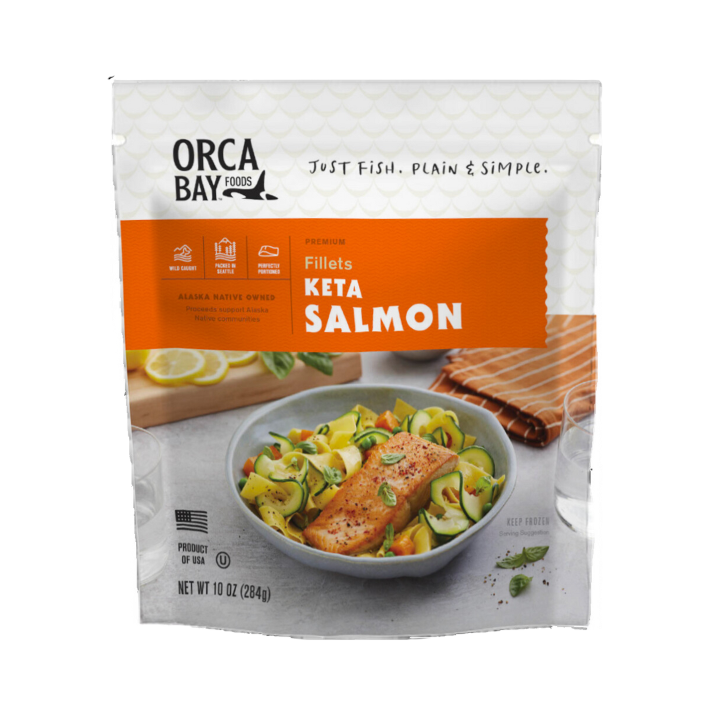 Keta Salmon Fillet, 10 oz, 12 Pack