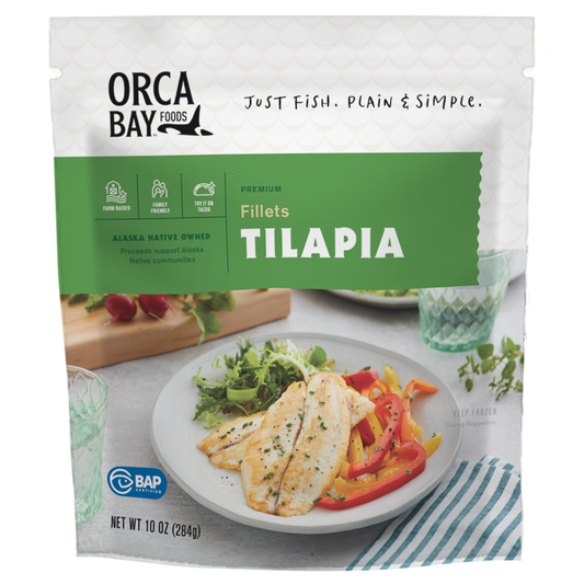 Tilapia Fillets, 16 oz, 10 Pack